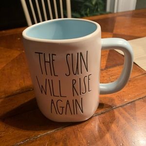 Rae Dunn the sun will rise again coffee mug
